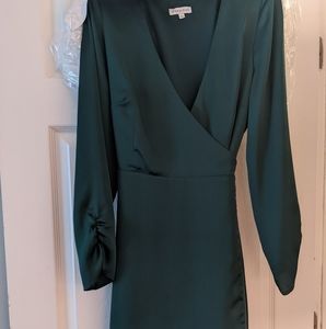 Green Wrap Dress